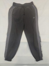 Adidas Pants Men's Medium Jogger Sweatpants Trefoil Logo Athletic Running Black
