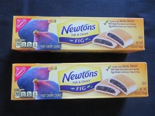  2 Boxes Of Nabisco Fig Newtons Soft  Chewy Fruit Chewy Cookies 6.5 Oz Each 