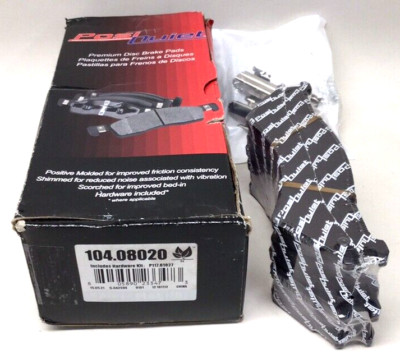 Centric 104.08020 Disc Brake Pad Set-Posi-Quiet Semi-Metallic10408020 ref# ZX802
