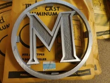 Vintage Aluminum Door Letters Initials New Old Stock Many Initials Available