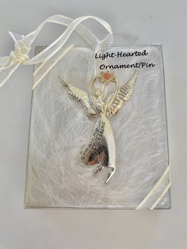 Serenity Seasons of Cannon Falls Mini Angel Ornament/Lapel Pin