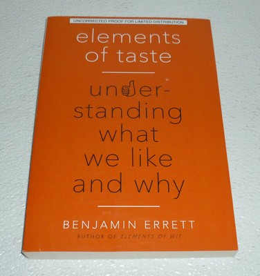 Elements Of Proof Book Benjamin Errett Paperback Advance Uncorrected Proof ARC