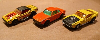 SET of 3: Vintage MATCHBOX SUPERFAST '72 MUSTANG, '76 BMW & '75