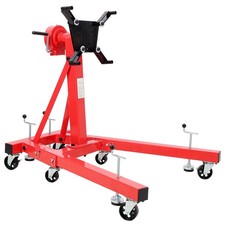 1500LB Folding Engine Stand - Geared 360  Rotating Head, Adjustable