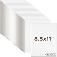 25 Pack 8.5X11 Corrugated Cardboard Sheets, 1/8 Inch Thick Inserts