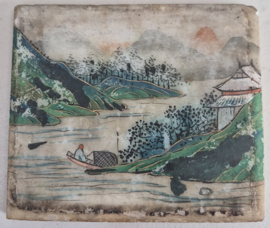 中国风石制画作、画卷| eBay
