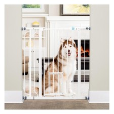 Carlson 36" Extra Tall Walk Through Dog Gate for Doorways  Bottom of Stairs,...