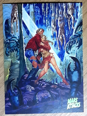 2013 Topps Mars Attacks! Invasionskarte 31 UNTERIRDISCHE KATAKOMBEN.