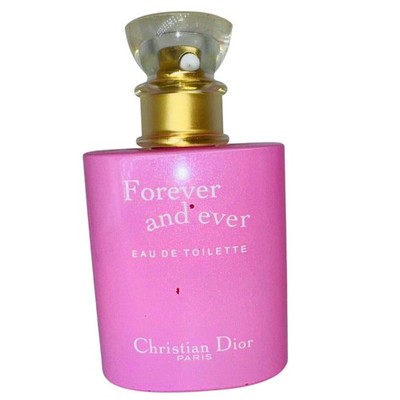 RARE PINK Europe BOTTLE Christian Dior Forever And Ever EDT Perfume 1.7 Oz 50 ml