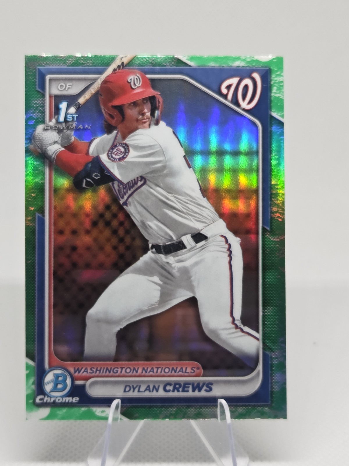 2024 Bowman - Chrome Prospects Dylan Crews #BCP-23 Lunar Glow Refractor (RC)