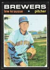 Lew Krausse 1971 Topps #372 BV1