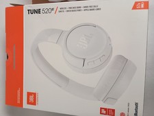 JBL Tune 520BT Wireless Bluetooth On-Ear Headphones White w/ Box 57H
