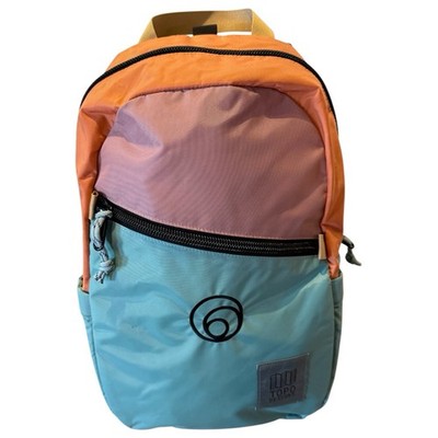 Topo Designs Light Pack Backpack Multicolor Nylon Daypack w/ Embroidered Logo