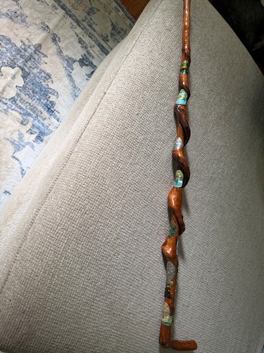 Vintage German Wooden Walking Stick