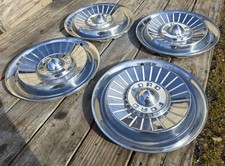 4 1957 Ford Thunderbird And Others 14 Inch Hubcaps Wheel Covers