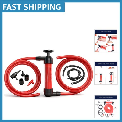#ad Durable Siphon Pump for Emergency Fuel Transfer Quick Safe and Lightweight $27.99