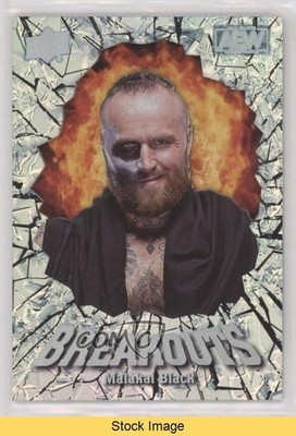 2022 Upper Deck AEW All Elite Wrestling Breakouts Malakai Black #BO-9 READ 0p0t