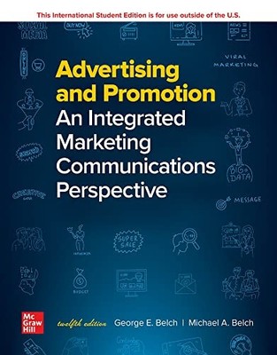 Advertising and Promotion : An Integrated Marketing Communication