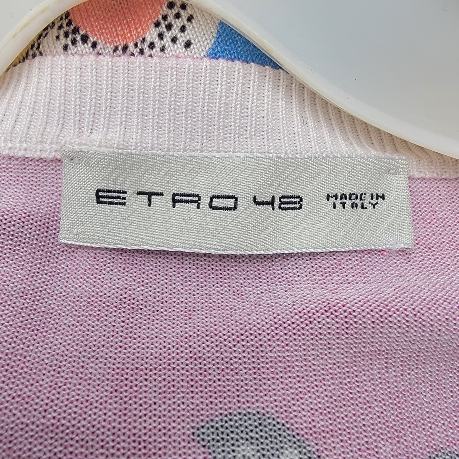 Etro printed multi colored button front silk blen… - image 3