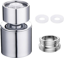 360° Swivel Tap Aerator with Dual Outlet Modes for Bathroom Sink