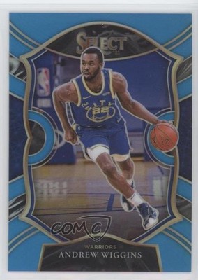 2020-21 Panini Select Concourse Light Blue Prizm 12/299 Andrew Wiggins #6 s3g