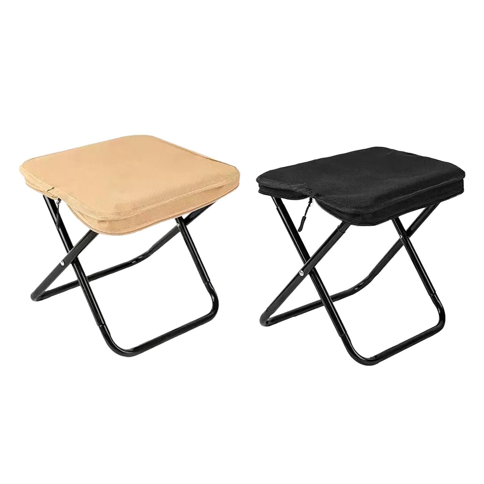 Tabouret De Camping Pliable En Aluminium Hpecen - Portable, Léger, Charge 136 Kg, Pour Pêche, Jardin, Voyage
