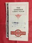 c. 1921 GARDNER MOTOR CAR "LIGHT-FOUR - ROADSTER / TOURING" Car Dealer Brochure