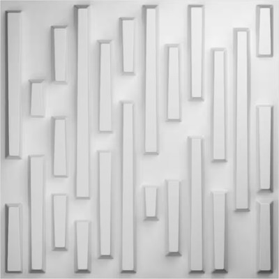 19 5/8 In. X 19 5/8 In. Staggered Brick Endurawall Decorative 3D Wall Panel