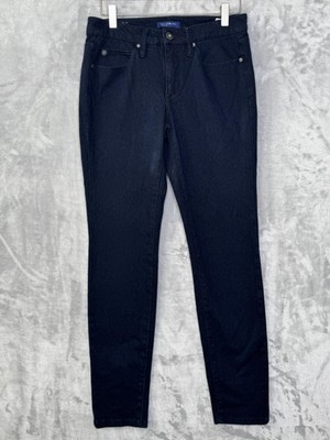 Bandolino Selene Jeans Womens 6 Blue Skinny Fit Dark Wash Knit Denim Stretch NEW