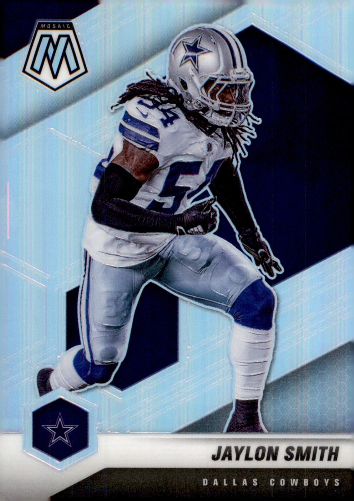 2021 Panini Mosaic - Jaylon Smith #65 Silver Prizm