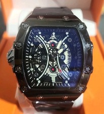 Men's Watch Fashion Quartz Wristwatch Luminous Waterproof Tonneau Wrist watch