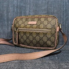 GUCCI GG Supreme Camera Bag Shoulder Bag PVC Gucci