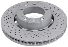 A.B.S. Coated Disque de frein pour PORSCHE 911 (993) 911 Décapotable (993) 322mm