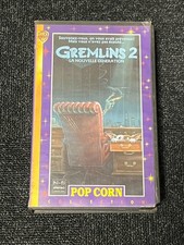 VHS Les Gremlins 2 Cassette Vidéo Édition Pop Corn