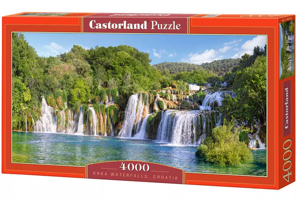 5904438400133 Puzzle 4000 elementw Krka wodospady Chorwacja Castorland 7890₽
