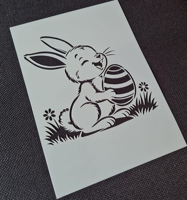 Osterhase Frühling Schablone Party Dekoration Karte Malerei Scrapbooking Ei