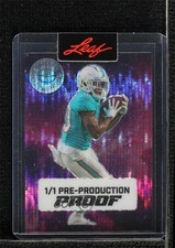 2023 Leaf Pro Set Metal Platinum Auto 1/1 Tyreek Hill #PL-TH1 s5j