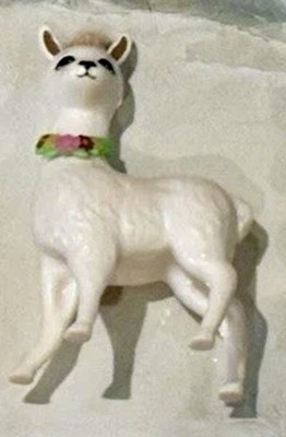 Enchantimals Lluella Lama Puppe selten Ride-on 6 cm 