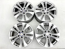 4x Alufelge 17 Zoll 7.5" 5x112 45ET Glanz Silber A2074010602 Mercedes-Benz W204