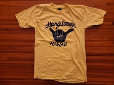 VINTAGE HANG LOOSE HAWAII SINGLE STITCH T SHIRT SMALL S SURF SKATE BEACH SHAKKA