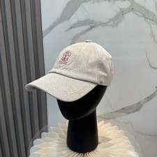 Brunello Cucinelli Spring Summer Baseball Cap Unisex Couple Hat One Size