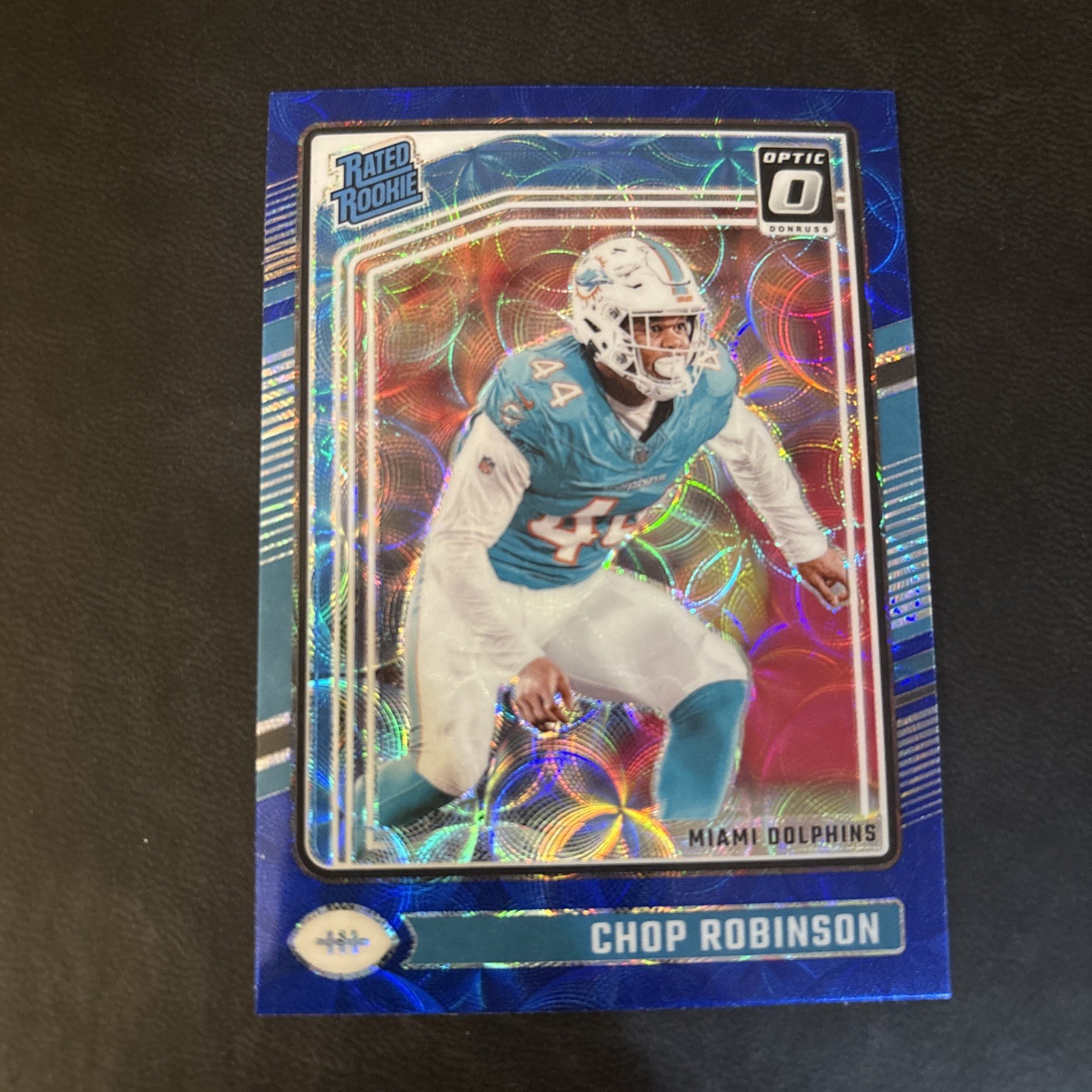 2024 Panini Donruss Optic - Rated Rookie Chop Robinson #219 Blue Scope Prizm...