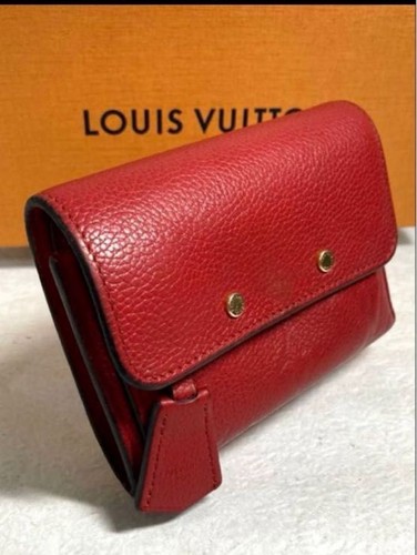 Louis Vuitton Empreinte Portefeuille Tri-Fold Wallet Women Men From Japan