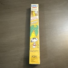NEW Kids Vintage Snoopy Woodstock Joe Cool Toothbrush Peanuts Gang Oral-B ADA