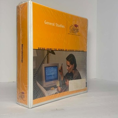 The College Network 2001 Binder General Studies - Microbiology.  New and Sealed.