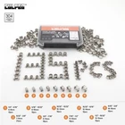9 sizes Hose Clamp Assortment 304 Stainless Steel Fuel Line Adjustable 135pcs