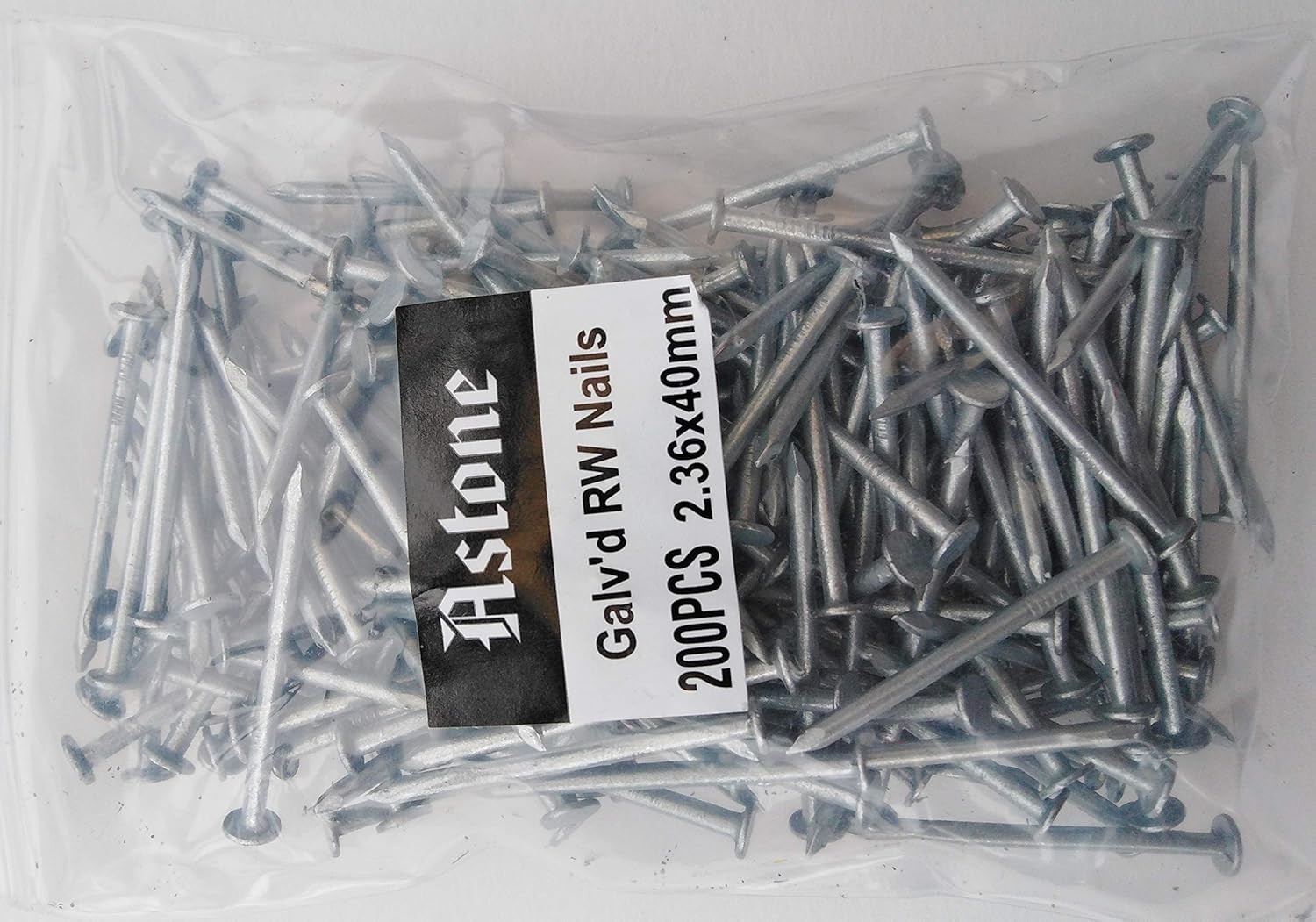 Astone galvanised Round Nails (200, 40mm)