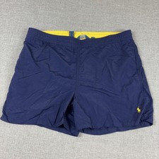 Vintage Polo By Ralph Lauren Shorts Mens Large Blue Swim Trunks Mesh Lined