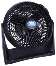 12" High Velocity Floor / Wall Mountable Fan, Black - EH1678