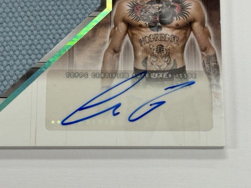 McGregor Poirier 2025 Topps UFC Knockout Rivals Dual Auto Relic Booklet /10 KG - Picture 5 of 9